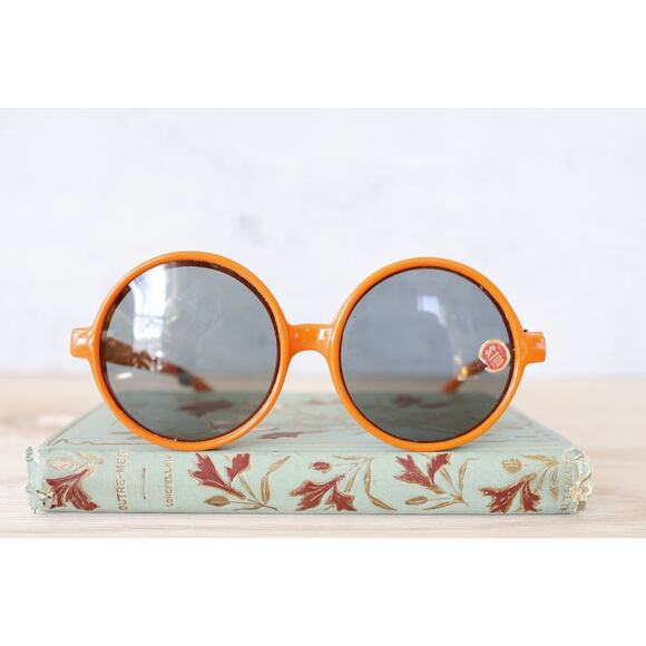 Vintage sunglasses 1970s round Grandmacore Made In Japan Pin hinge Pop Art main image 8